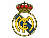 Dibujo Escudo del Real Madrid C.F. pintado por tabathamc