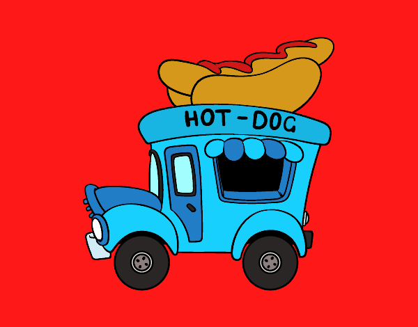 Food truck de perritos calientes