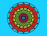 Dibujo Mandala creciente pintado por kevin312
