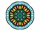 Dibujo Mandala mosaico pintado por maritza lo