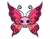 Dibujo Mariposa Emo pintado por jimenaleal
