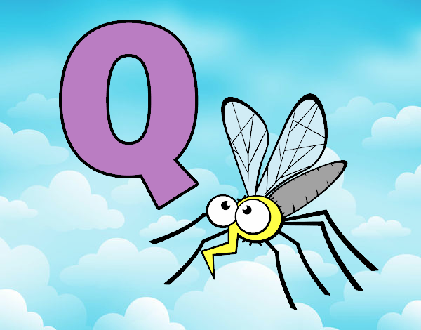 Dibujo Q de Mosquito pintado por ana_0911