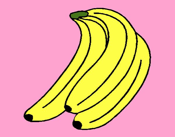 Dibujo Plátanos pintado por Potte