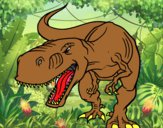 Dibujo Dinosaurio enfadado pintado por neysiberth
