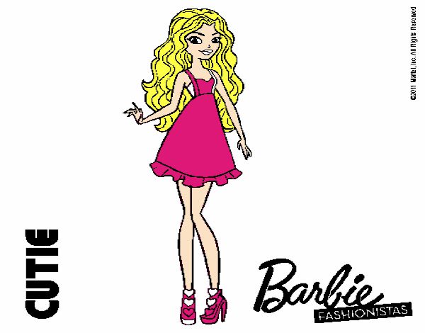 Dibujo Barbie Fashionista 3 pintado por Potte