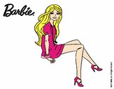 Dibujo Barbie sentada pintado por Potte