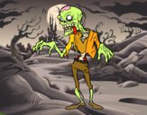 Dibujo Un zombie pintado por cati23