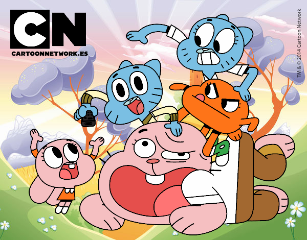 Dibujo Grupo de Gumball pintado por Ayerai.B