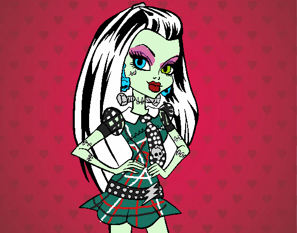 Dibujo Monster High Frankie Stein pintado por Ayerai.B