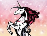 Dibujo Unicornio mágico pintado por nina22