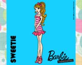 Dibujo Barbie Fashionista 6 pintado por yaresi