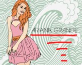 Dibujo Ariana Grande pintado por sarayyy222