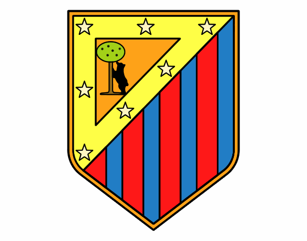 Dibujo De Escudo Del Club Atl Tico De Madrid Pintado Por En Dibujos Net The Best Porn