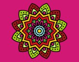Dibujo Mandala flor natural pintado por sarayyy222