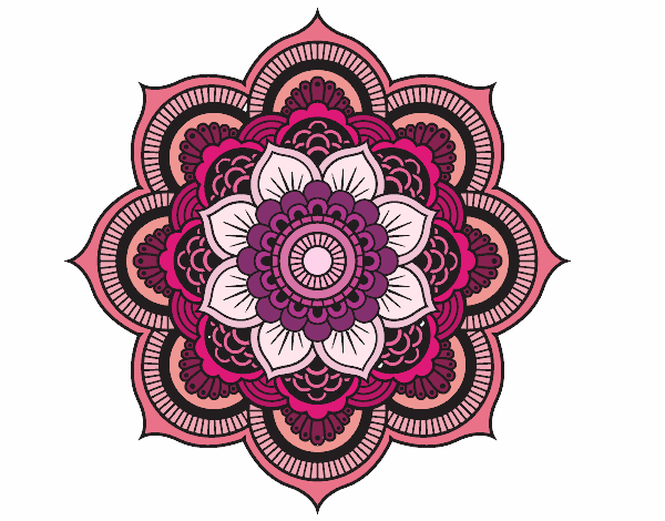 Dibujo Mandala flor oriental pintado por gael38528