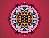 Dibujo Mandala simétrica pintado por Ali2004