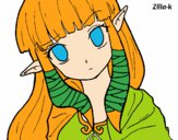 Dibujo Princesa Zelda pintado por sally45