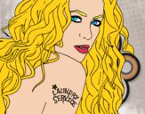 Dibujo Shakira - Servicio de lavandería pintado por sarayyy222
