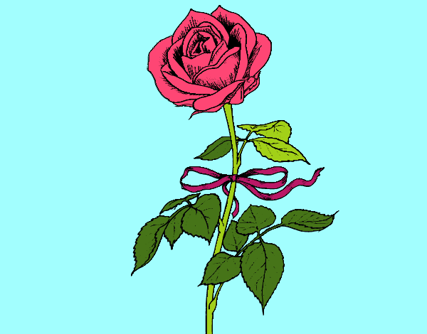 Dibujo Una rosa pintado por sarayyy222