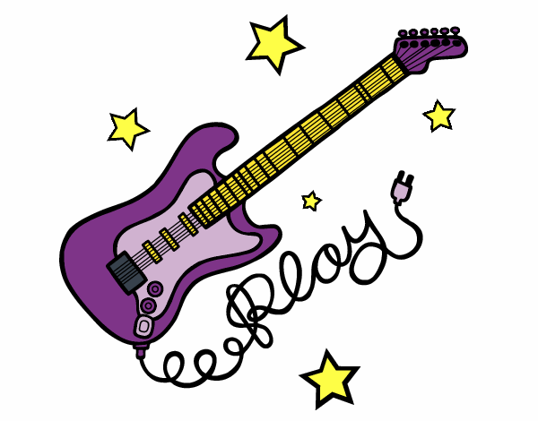 Guitarra y estrellas