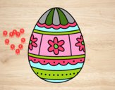 Dibujo Huevo de Pascua con decoraciones pintado por gabrielars