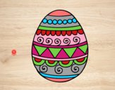 Dibujo Huevo de Pascua decorado pintado por gabrielars