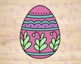 Dibujo Huevo de Pascua mandala pintado por gabrielars