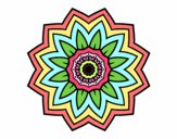 Dibujo Mandala flor de girasol pintado por alesita08