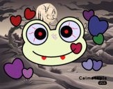 Dibujo Rana Calmatopic amor pintado por queyla