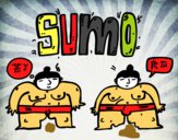 Dibujo Sumo japonés pintado por EmilioMena