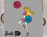 Dibujo Barbie animadora pintado por plat28