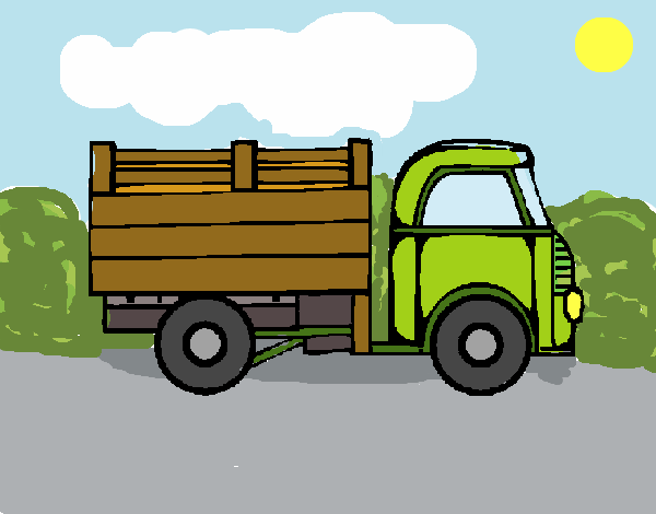 Dibujo Camioneta pintado por queyla