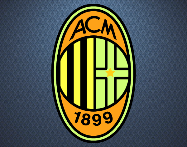 Dibujo Escudo del AC Milan pintado por bautopa