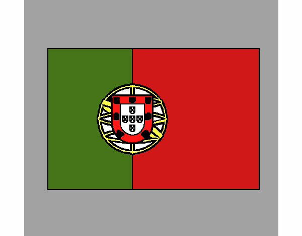 Dibujo Portugal pintado por bautopa