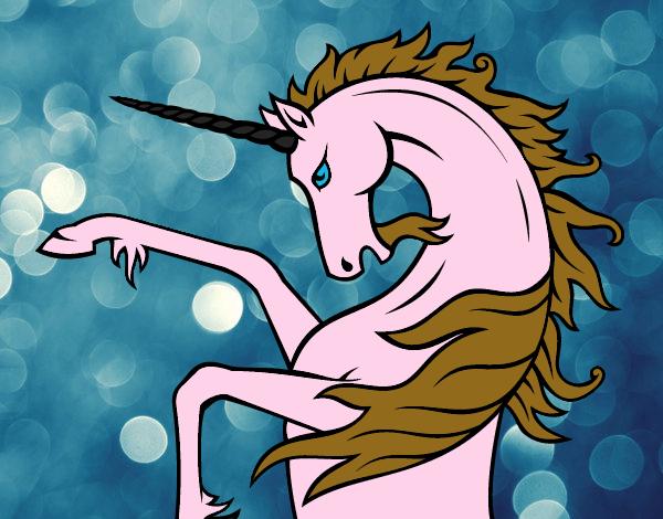 Dibujo Unicornio salvaje pintado por gabymm