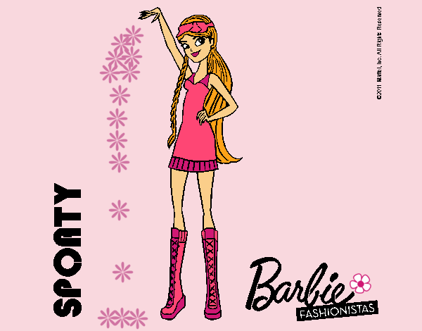 Dibujo Barbie Fashionista 4 pintado por LunaLunita