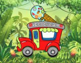 Dibujo Food truck de helados pintado por edw1z