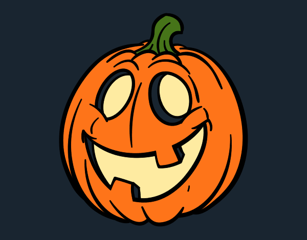 Dibujo Calabaza de Halloween pintado por hpna