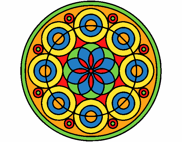 Dibujo Mandala 35 pintado por richofer