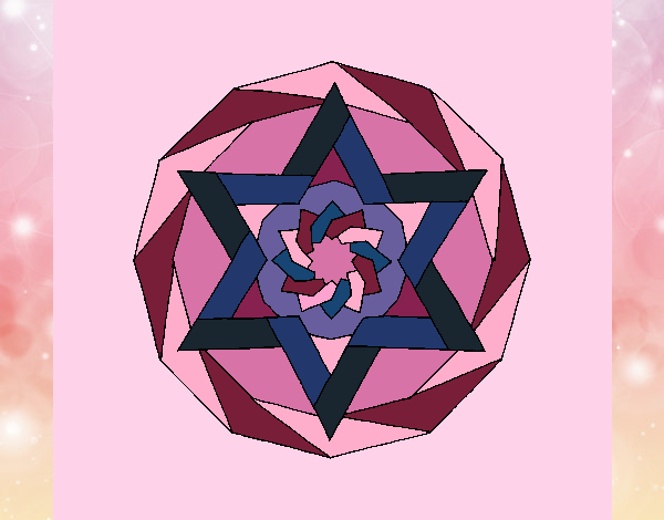 Dibujo Mandala 18 pintado por nathzapp