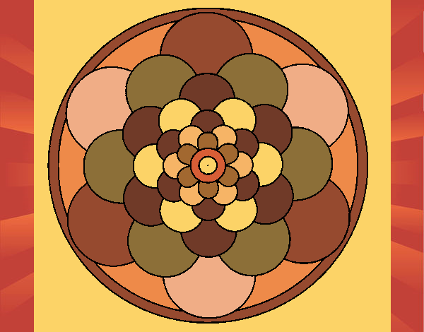 Dibujo Mandala 22 pintado por nathzapp