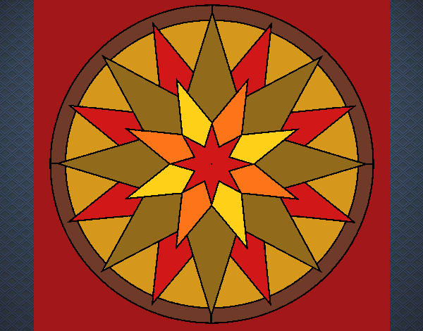 Dibujo Mandala 28 pintado por nathzapp