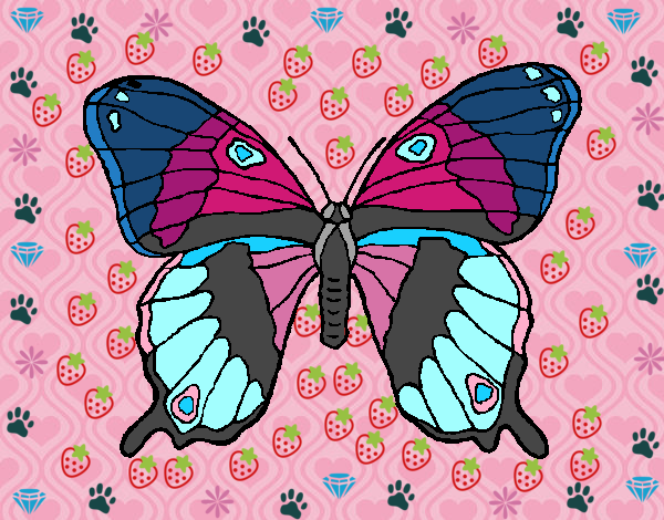 Dibujo Mariposa silvestre pintado por Claudette