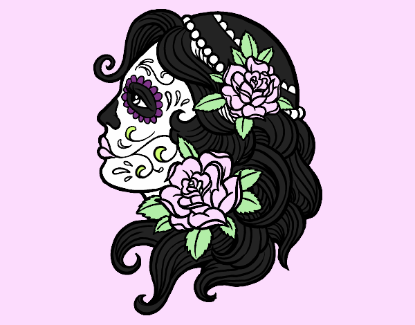 Dibujo De Tatuaje De Catrina Pintado Por En Dibujos Net El D A