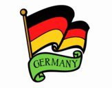 Dibujo Bandera de Alemania pintado por elimanya