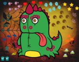 Dibujo Dinosaurio monstruoso pintado por Maximin