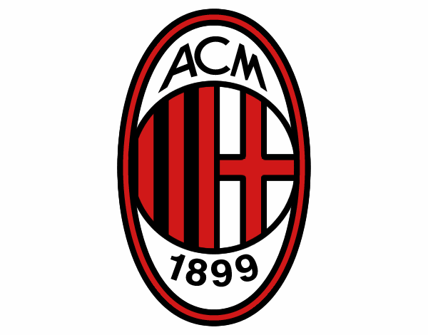 Dibujo Escudo del AC Milan pintado por LucasArter