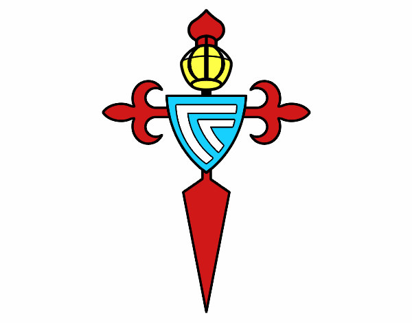 Dibujo Escudo del Real Club Celta de Vigo pintado por LucasArter