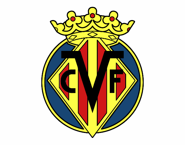 Dibujo Escudo del Villarreal C.F. pintado por bautopa