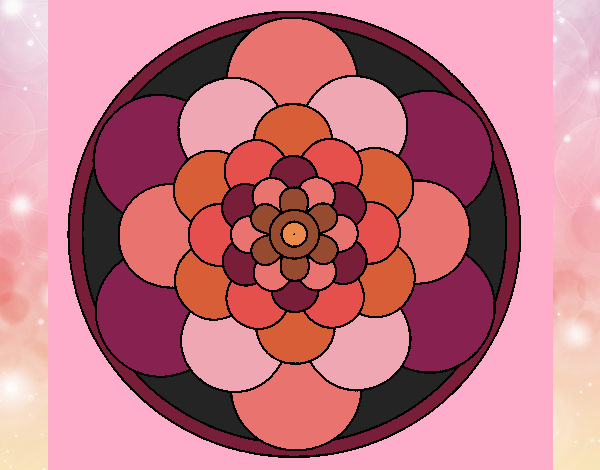 Dibujo Mandala 22 pintado por nathzapp